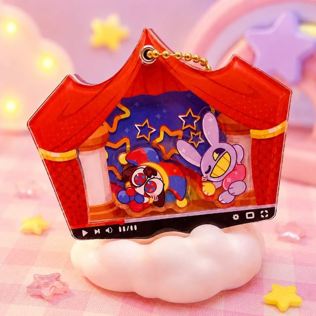 Bandai Schlüsselanhänger Shaker, Acryl-Charm, Unisex - Bild 1