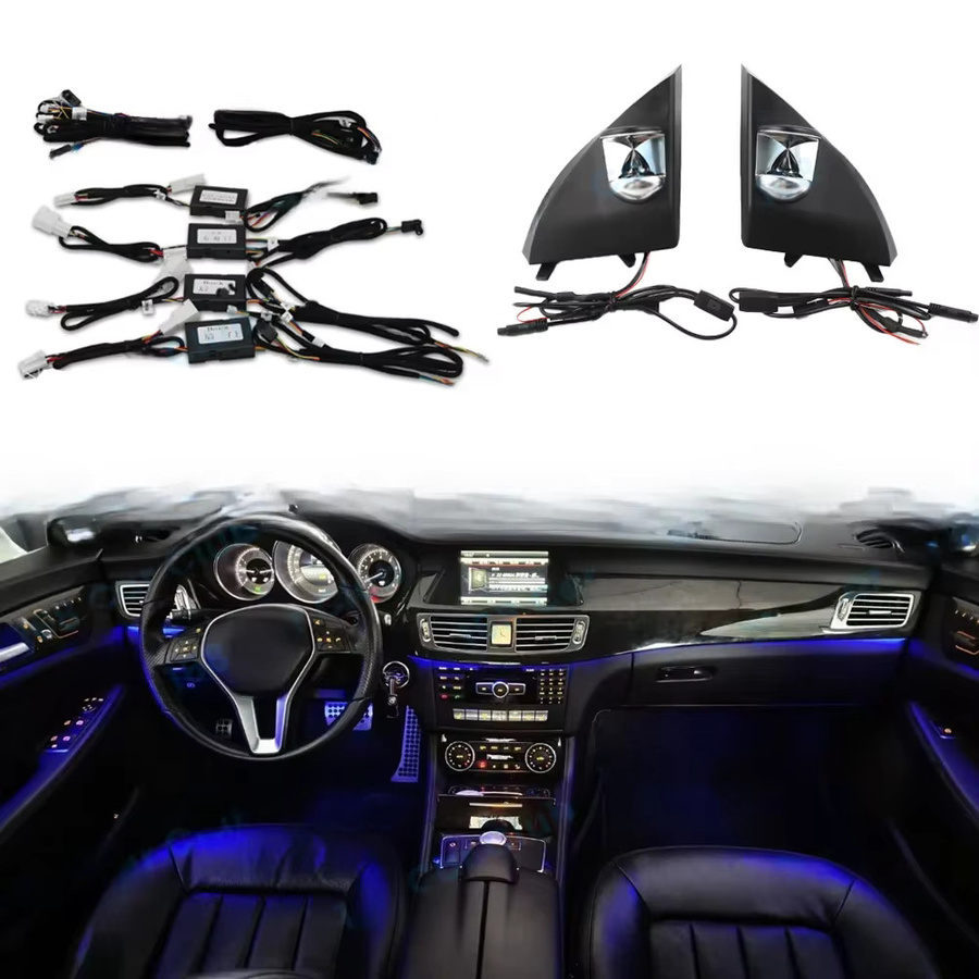 LED Ambientebeleuchtung für Mercedes Benz W166 W212 W218 W292 W221 GLE in Multicolour RGB - Bild 4