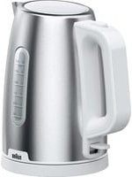 Braun Wasserkocher PurShine WK 1500 WH in Weiß und Silber mit 1,7 l Fassungsvermögen - Bild 1