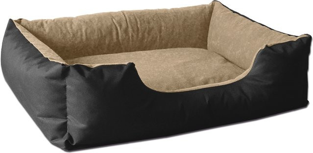 BedDog Hundebett LUPI Hundesofa in Schwarz mit waschbarem Bezug - Bild 1