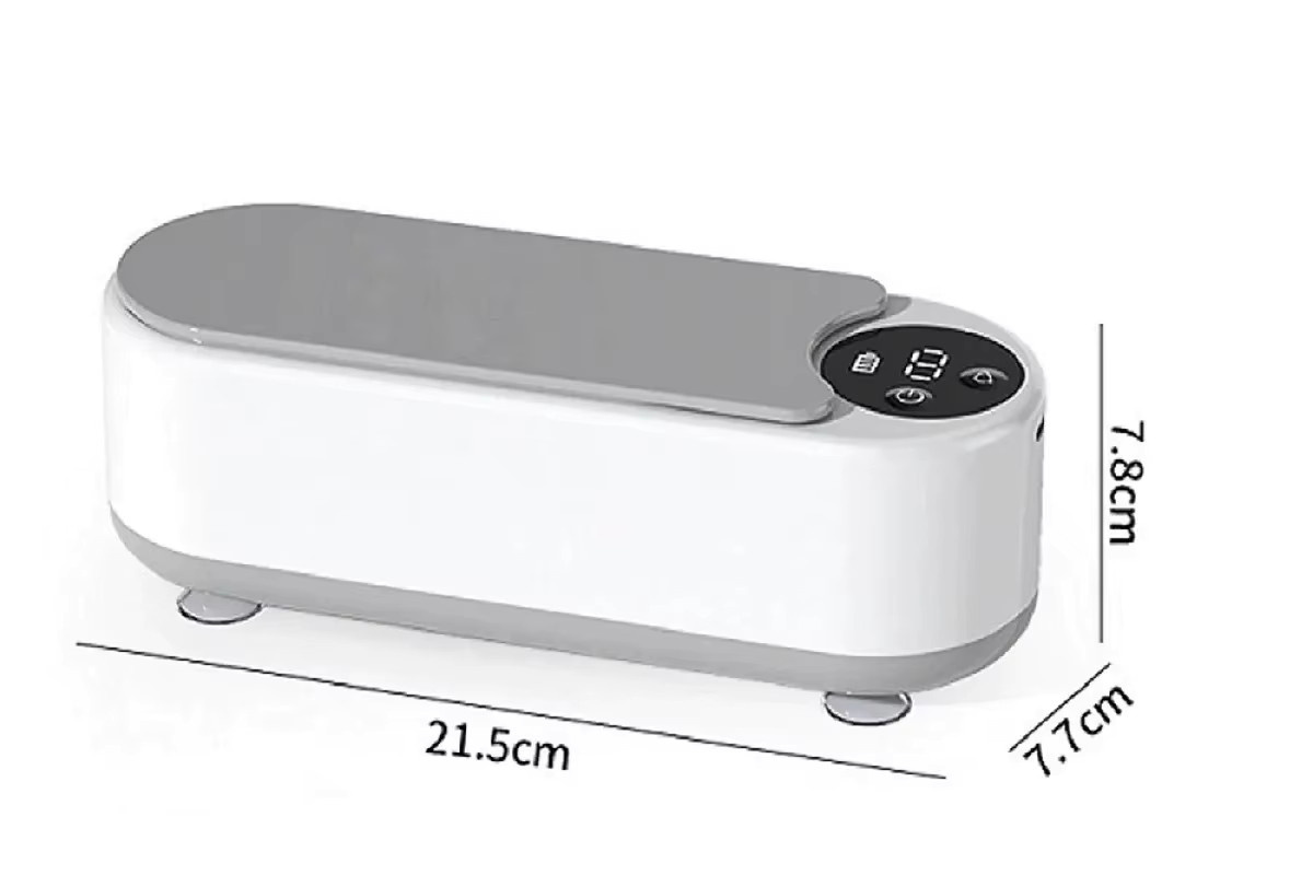 MJYIWANG Hochfrequenz-Brillenreiniger Kabellose Multifunktions-Reinigungsmaschine für Brillen und Accessoires in Weiß - Bild 3