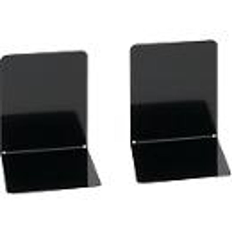 Maul Buchstütze aus Stahl in Schwarz, Höhe: 14 cm, 2er-Set - Bild 3