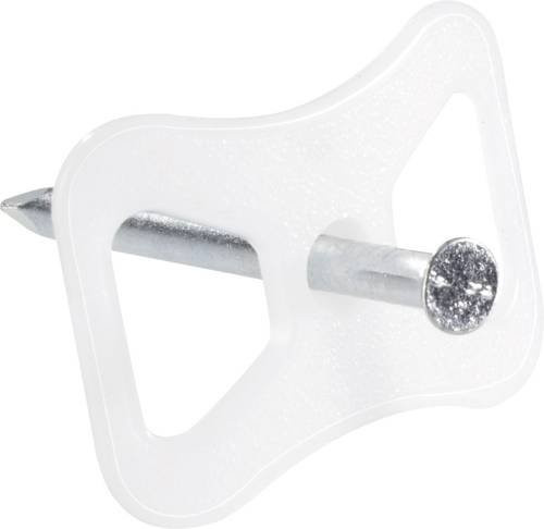 Jäger Nagelscheibe Natur in Beige und Weiß mit einem maximalen Durchmesser von 13,4 mm - Bild 1