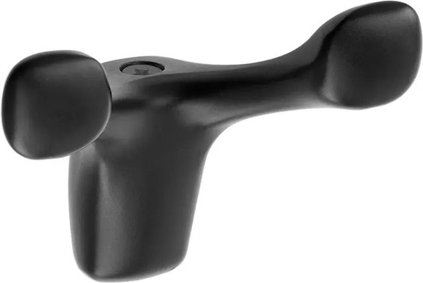 SOTECH Garderobenhaken LALCE II aus Zinkdruckguss in Schwarz Matt