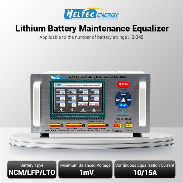 Heltec Lithium-Batteriezellen-Ausgleichsgerät und LiFePO4-Batterie-Balancer als Ladegerät, Entladegerät sowie Reparatur- und Analysegerät - Bild 1