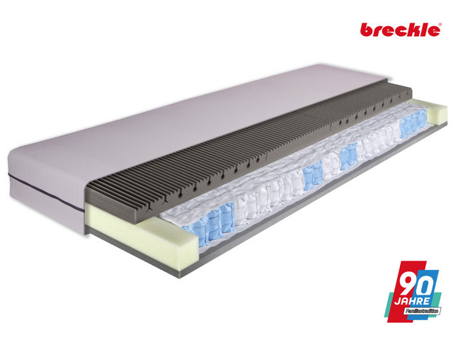 BRECKLE Pro Somna TFK Taschenfederkernmatratze H3 Breite: 90 cm, Länge: 200 cm - Bild 1