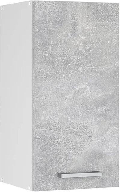 Vicco R-Line Hängeschrank Küchenschrank Beton Weiß Grau B: 40 cm, H: 60 cm, T: 31 cm - Bild 1