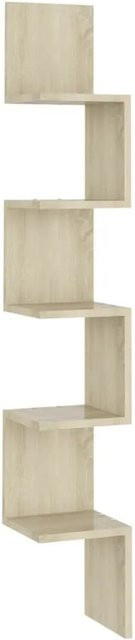 vidaXL Wand-Eckregal aus Holzwerkstoff in Sonoma-Eiche, B/T/H: 20 x 20 x 127,5 cm - Bild 1
