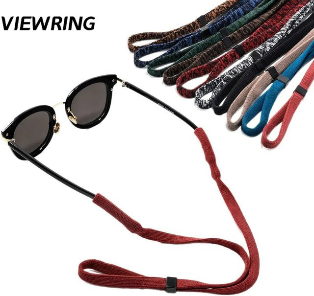 Brillenband, verstellbar, rutschfest, orange, black, Unisex - Bild 1