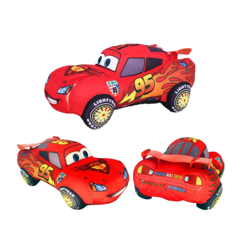 Disney Pixar Cars 3 Lightning McQueen Plüschtier, Rot, 17-25cm - Bild 3