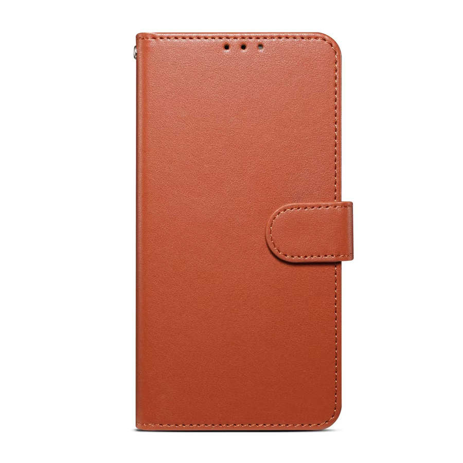 szHAIyu Leder Handyhülle im Brieftaschen-Design für iPhone 11 bis iPhone 17 Pro Max mit Kartensteckplatz in Rot - Bild 2