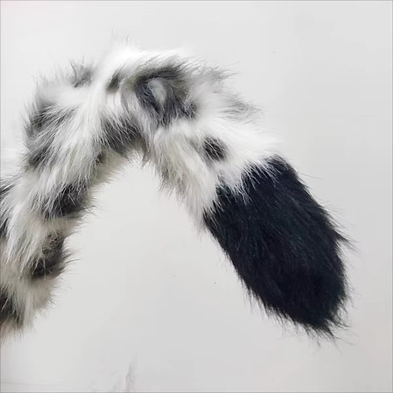 Arknights SilverAsh Pramanix Cliffheart Tail, Cosplay Requisiten, pelziger langer Schwanz - Bild 4
