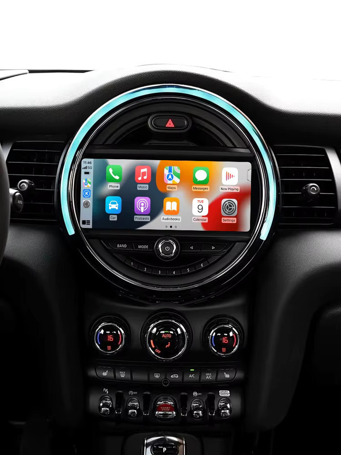 Bonroad OEM Bildschirm-Upgrade-Modul für BMW EVO System, Carplay und Android Auto Nachrüstsatz für Mini Cooper F54 F55 F56 F57 F60, Schwarz - Bild 7