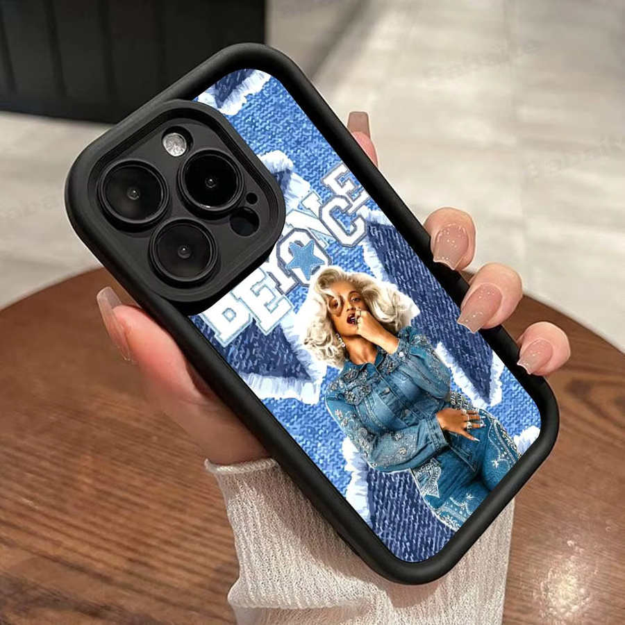 Singer B Beyonce Cowboy Carter TPU Handyhülle für iPhone 17 16 15 14 13 12 11 Pro Max Plus Multicolor - Bild 5