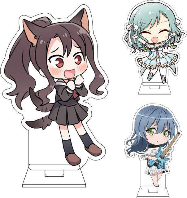 Bandai BanG Dream!, Sayo Hikawa Yukina Minato, Acryl-Figur Standplatte, 10cm - Bild 1