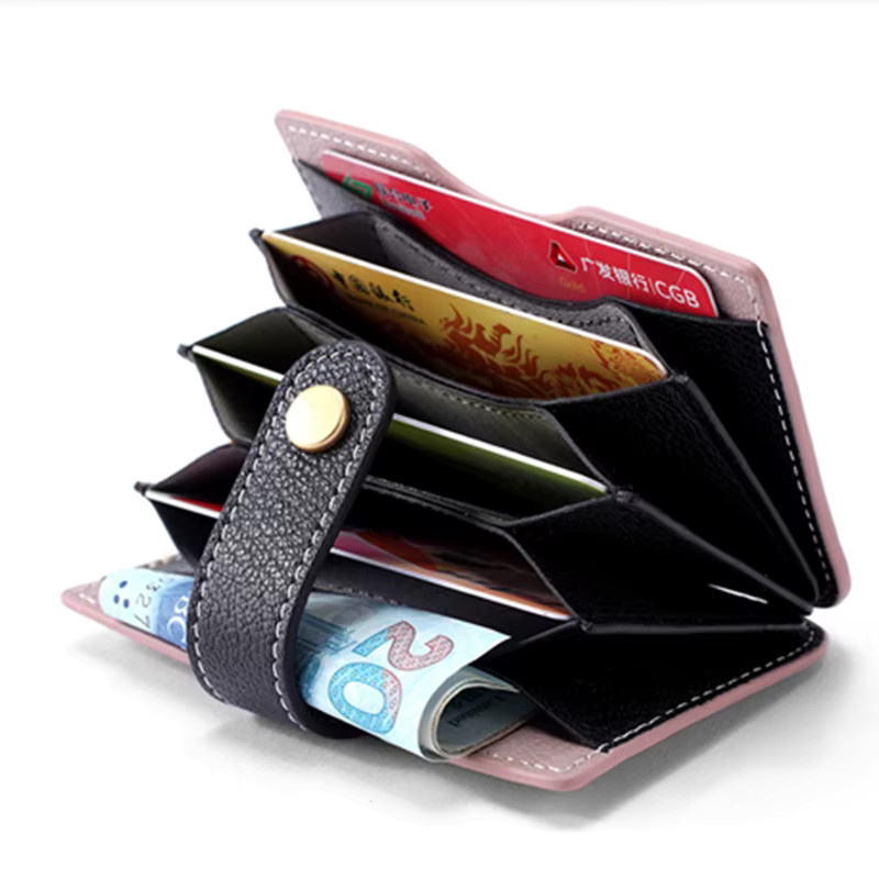 YOMDID 4er Set Acryl Schablonen für DIY Lederhandwerk zur Herstellung von Mini Gefalteten Karten und Brieftaschen - Bild 2