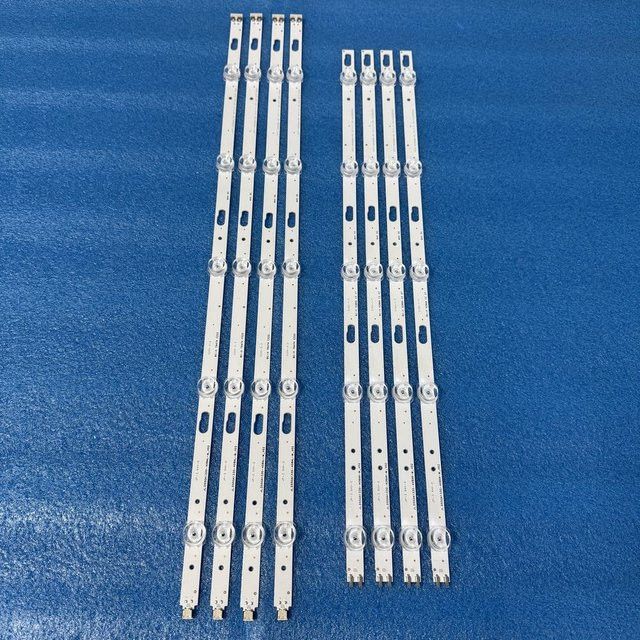 LED Hintergrundbeleuchtungs-Streifen Set für Samsung UA55TU8000 UN55TU7000 UA55TU7000 UE55AU7560 UE55AU7560U GU55TU7199U GU55TU8079U UN55TU8200 - Bild 1