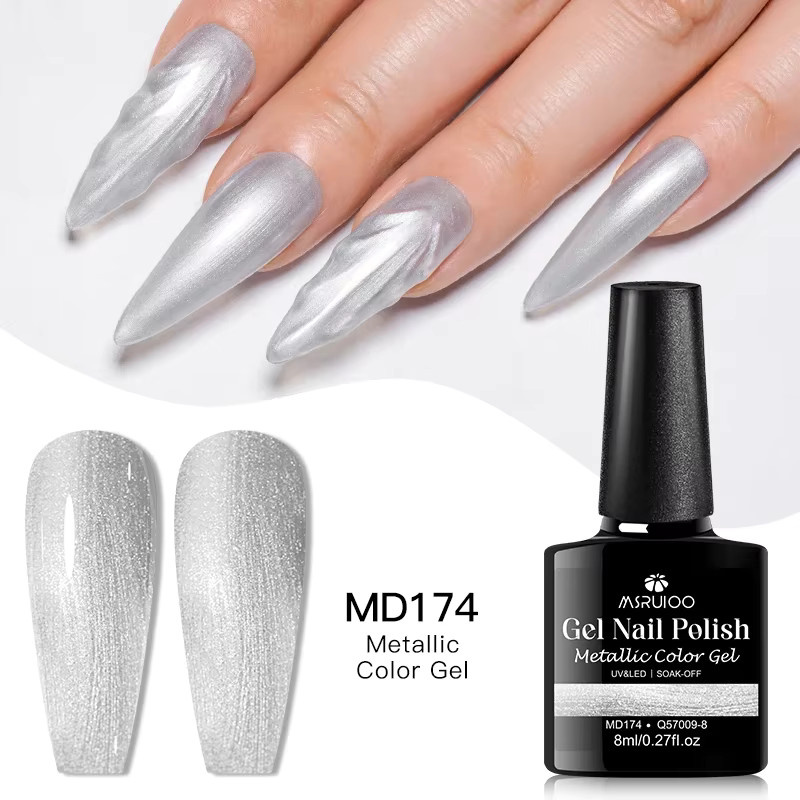 MSRUIOO Gel Nagellack Metallic, 8 ml - Bild 3