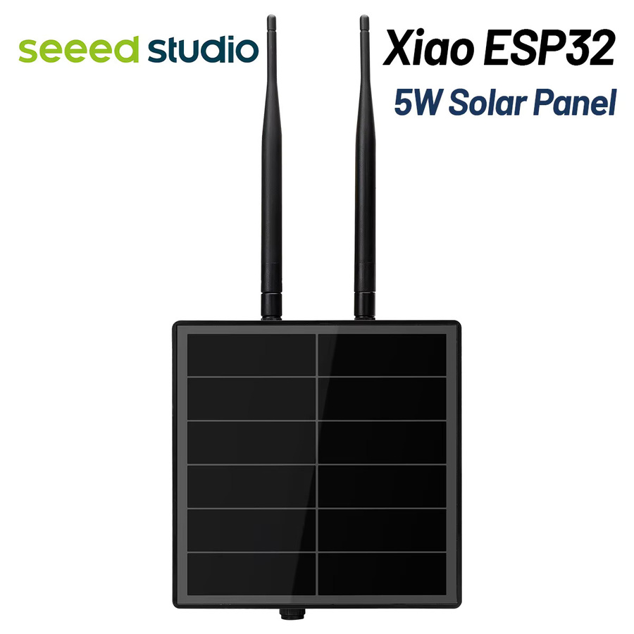 Seeedstudio D5L-S2 Mesh Solar Repeater Node mit integriertem Xiao ESP32 S3 WiFi BLE und SX1262 LoRa Board, kompatibel mit Meshcore Meshtastic, Schwarz - Bild 3