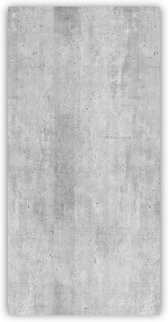 Walllux Duschrückwand Beton Loft in Grau mit Alu-Verbund, B/H: 125 x 255 cm, Stärke: 3 mm - Bild 1