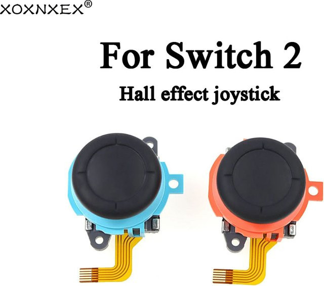 Hall-Effekt Joystick Ersatzteil für Nintendo Switch 2 Controller, Links und Rechts, Multicolour - Bild 1