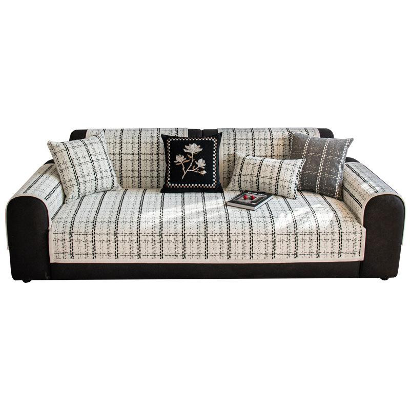 BC-Warm Home Chenille Sofakissen Bezug mit rutschfester Unterseite für alle Jahreszeiten, B/B: 70 x 70 cm - Bild 3