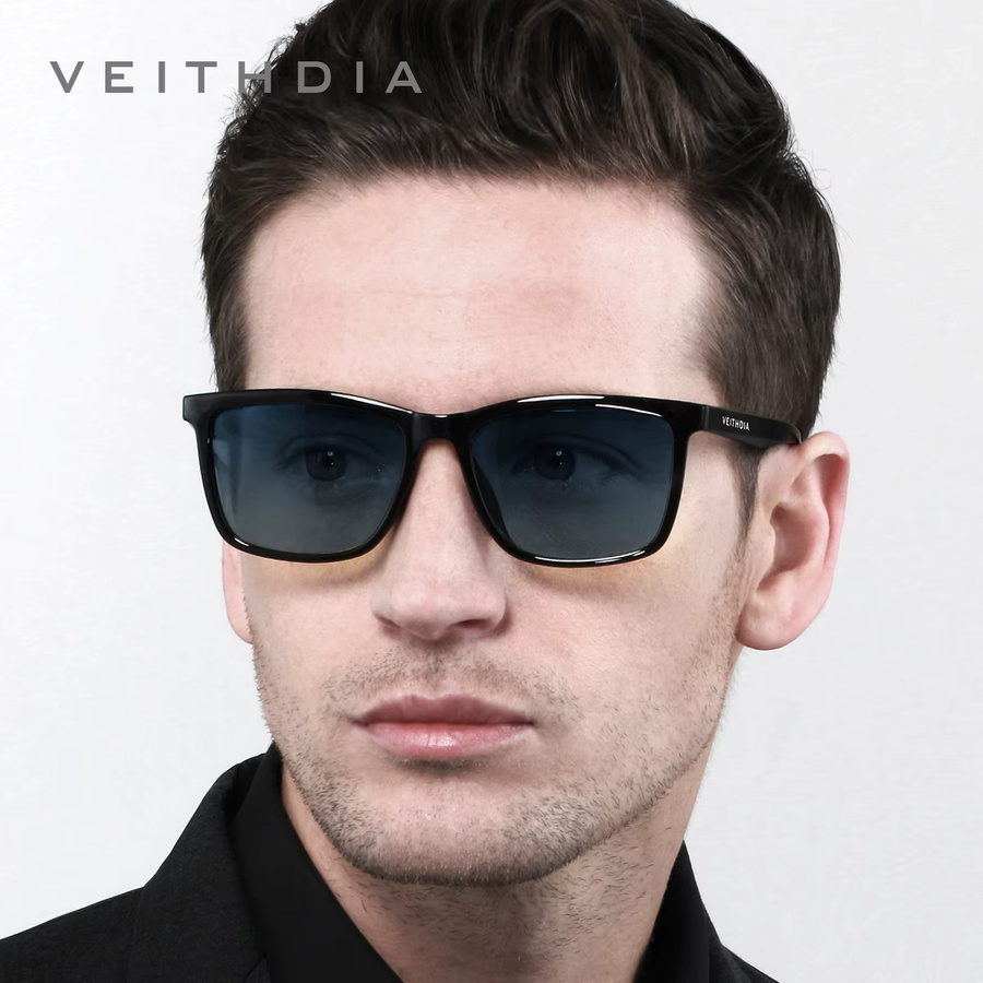 VEITHDIA 7911 Sonnenbrille, polarisiert, Vollrand, Unisex - Bild 3