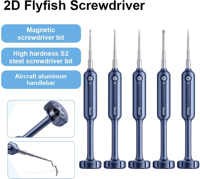 Qianli Präzisions-Handwerkzeug-Set aus Aluminiumlegierung für Handy-Reparaturen in Blau - Bild 1