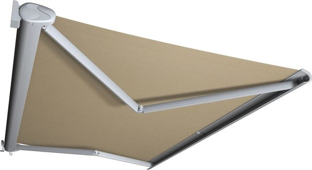 Kassettenmarkise Markisen Spettmann Perform mit Handkurbel, Gestell Silber, Tuch Beige aus Polyacryl, B: 350 cm, A: 250 cm - Bild 1