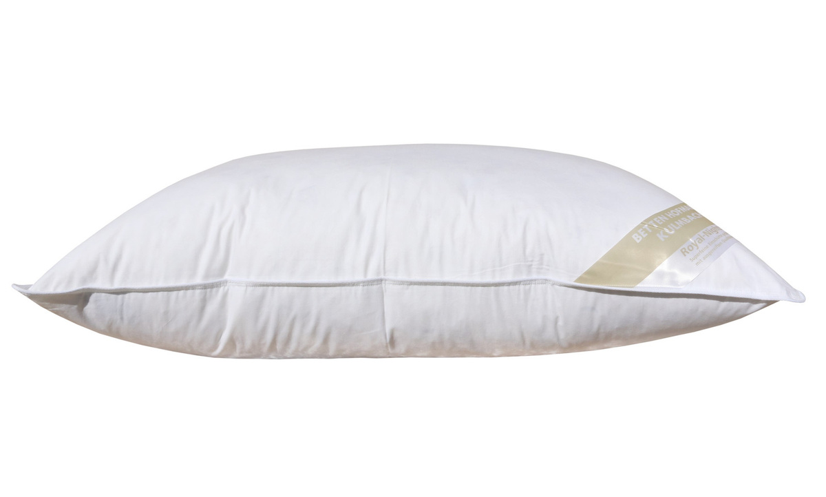 Betten Hofmann Daunen-Feder-Kissen mit Extrem Volumen, sehr fest, Weiß, B: 75 cm, H: 50 cm, Füllung: 1500 g - Bild 1