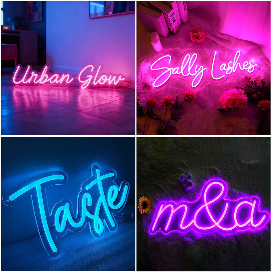 Personalisierte LED Neon Name Zeichen Wanddekoration in Mehrfarbig für Kinderzimmer und Wohnzimmer - Bild 3