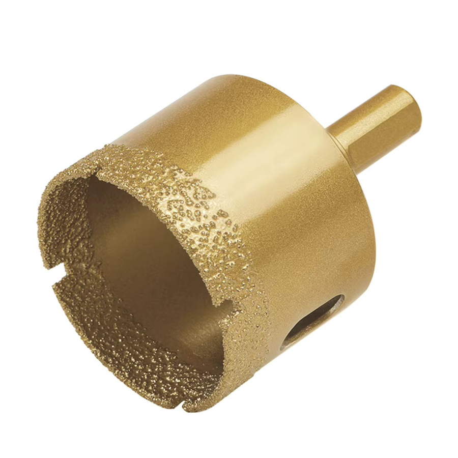 JGZUI Multifunktionaler gelöteter Trockenbohrer in Gold für Fliesen, Marmor, Ziegel, Granit und Glas mit 6 mm Durchmesser - Bild 3