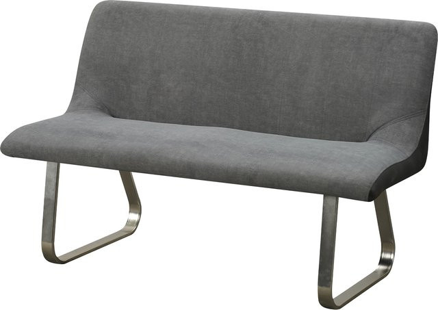HTI-Living 3-Sitzer Bank Emrys in Anthrazit/Grau mit Wildlederoptik - Bild 1