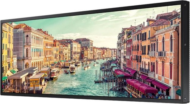 Samsung LH37SHRBBGB Panoramadesign Monitor mit 94 cm Displaydiagonale, VA-Panel, WLAN und Tizen 4.0 in Schwarz - Bild 1
