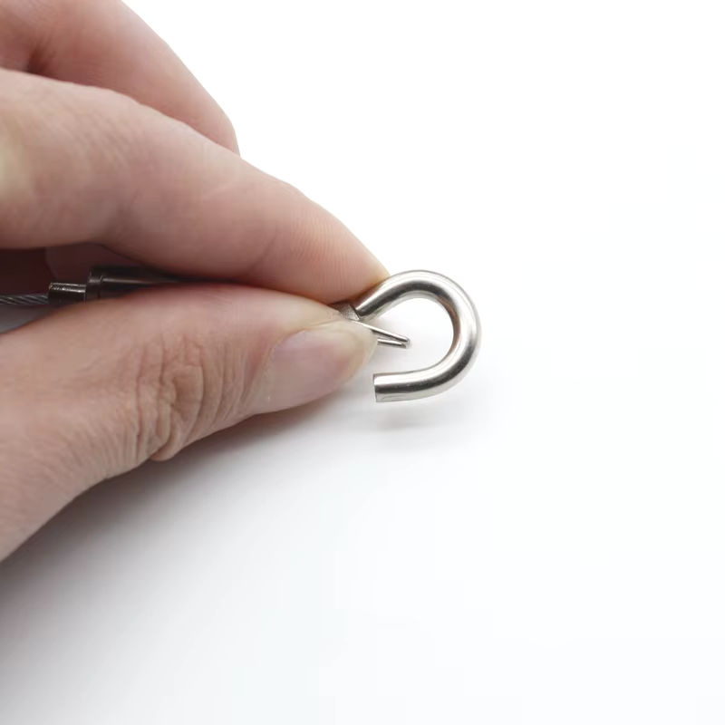 Lekefever Multifunktionaler Federhaken in Silber für Zelt und Markise zur Drahtseil-Takelage für 1.5/2/3/4/5mm - Bild 3