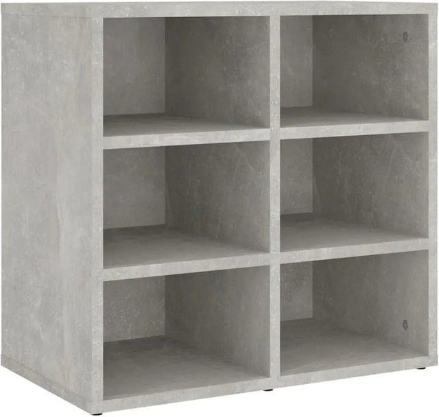 vidaXL Schuhregal Betongrau B/T/H: 52,5 x 30 x 50 cm - Bild 1