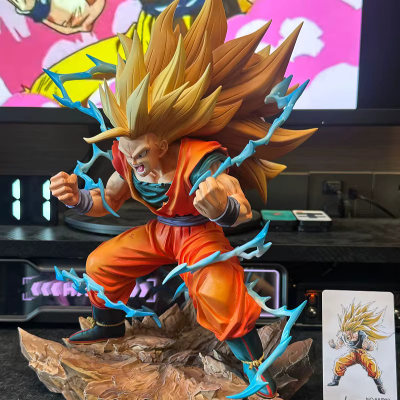 Bandai Dragon Ball Son Goku SSJ3 Goku, Actionfigur, 33cm, Kunststoff - Bild 4