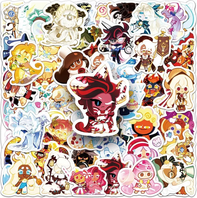 GOGOTU Cookie Run Kingdom Aufkleber, 50-teiliges Set, Bunt / Mehrfarbig - Bild 1