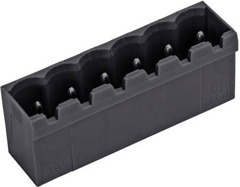 PTR Hartmann Stiftleiste Standard Schwarz mit 8 Polen und 5mm Rastermaß auf Rolle - Bild 1