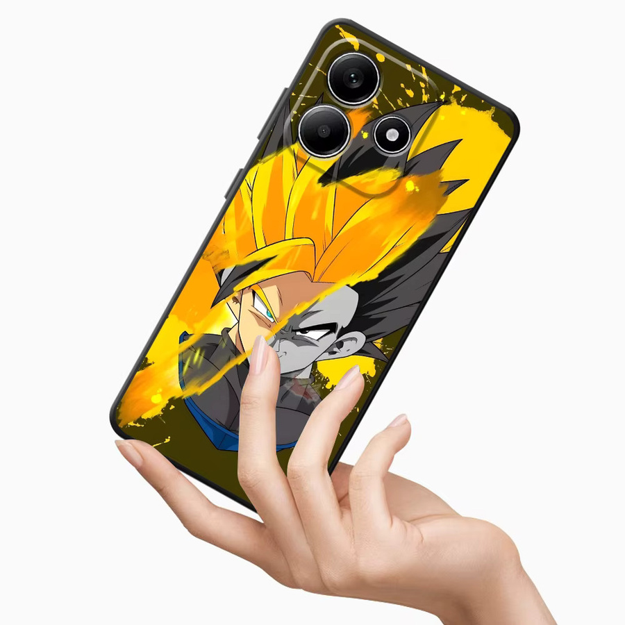 Dragon Ball Goku Vegeta Handyhülle für Xiaomi Redmi Note 13 14 Pro Plus 12s 9S 11s 10S 7 8 9 10 11 12 Pro, weiche Schutzhülle in Schwarz und Multicolour - Bild 6