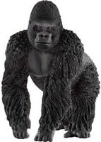 Schleich Wild Life Gorilla Männchen Spielfigur - Bild 1