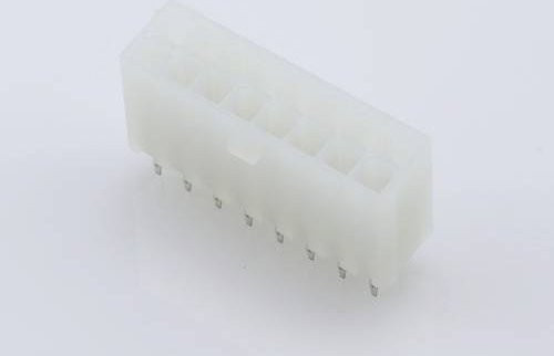 Molex Einbau-Buchsenleiste in Weiß mit 16 Polen und 4,20 mm Rastermaß - Bild 1