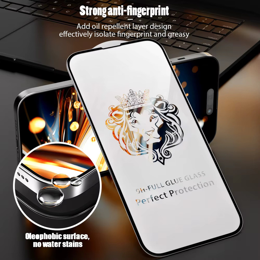 3-teiliges HD-Displayschutz Set aus gehärtetem Glas für Apple iPhone in transparent - Bild 5