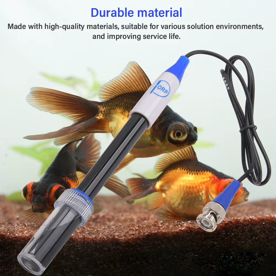 Yieryi ORP-Elektrode Ersatzsonde mit BNC-Anschluss für Wasserregler, Aquarien und Teiche, Schwarz, ±2000 mV - Bild 3