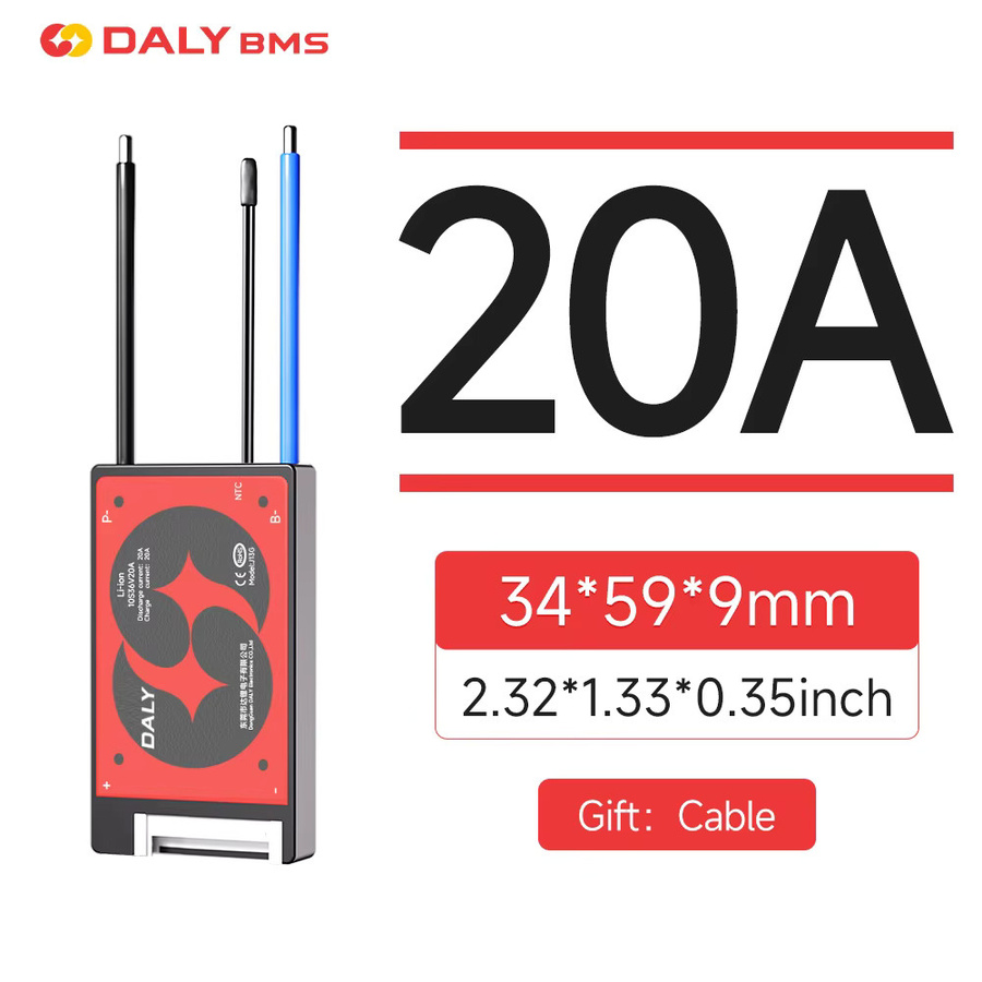 DALYBMS Li-Ion Akku-Schutzmodul mit Balance-Funktion und Temperatur-Schutz für 24V bis 48V Akku-Packs - Bild 3