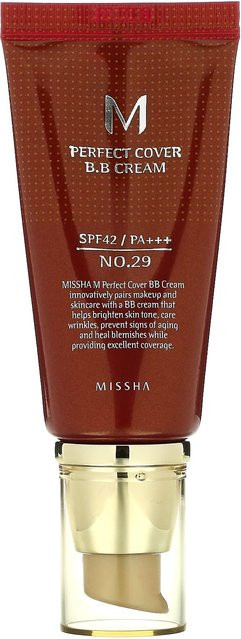 Missha M Perfect Cover BB Cream, Nr. 29 Karamellbeige, 50 ml, LSF 42 - Bild 1