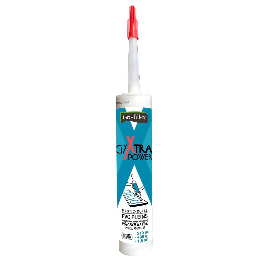 Grosfillex Montagekleber GX Extra Power MS-Polymer für Kunststoff, SPC und PVC, Multicolour, 310 ml - Bild 2