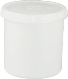 Hünersdorff Schraubdose rund beige mit 500 ml Füllmenge - Bild 1
