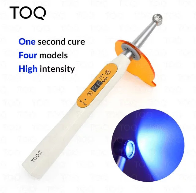 Denspay Dental LED Photopolymerisator Lampe - Drahtlose Lichthärtung für aushärtbares Harz in Weiß - Bild 1