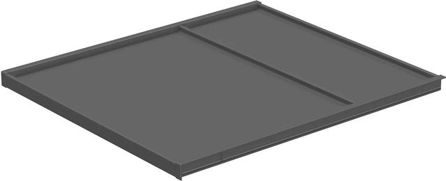 Ninka Deckelplatte aus Kunststoff in Dunkelgrau mit einer Korpusbreite von 45 cm und einer Korpusseitenstärke von 18/19 mm - Bild 1
